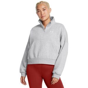 Under Armour Womens/Ladies Icon Half Zip Oversized Fleece Top / Gray